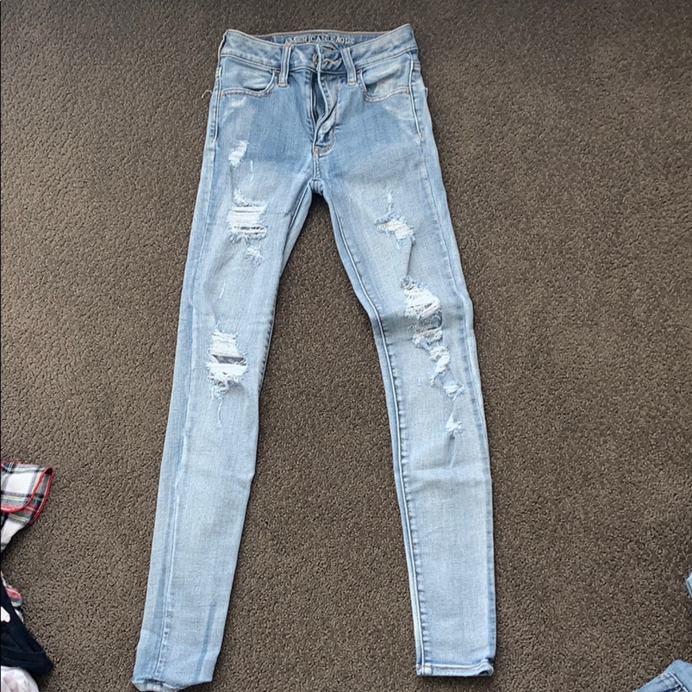 Hi rise skinny jeggings